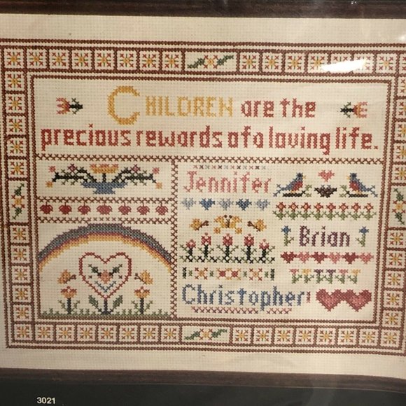 Vintage Dimensions Children are Precious Counted - Picture 6 of 8